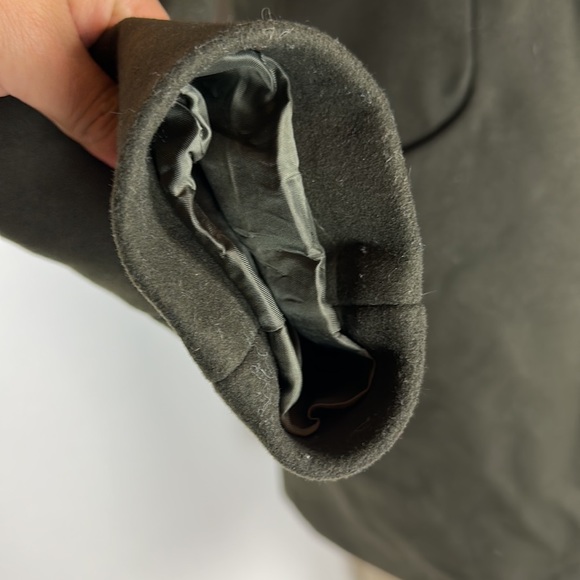 Aritzia Wilfred Cocoon Coat Olive Green Size Médium - Picture 15 of 15